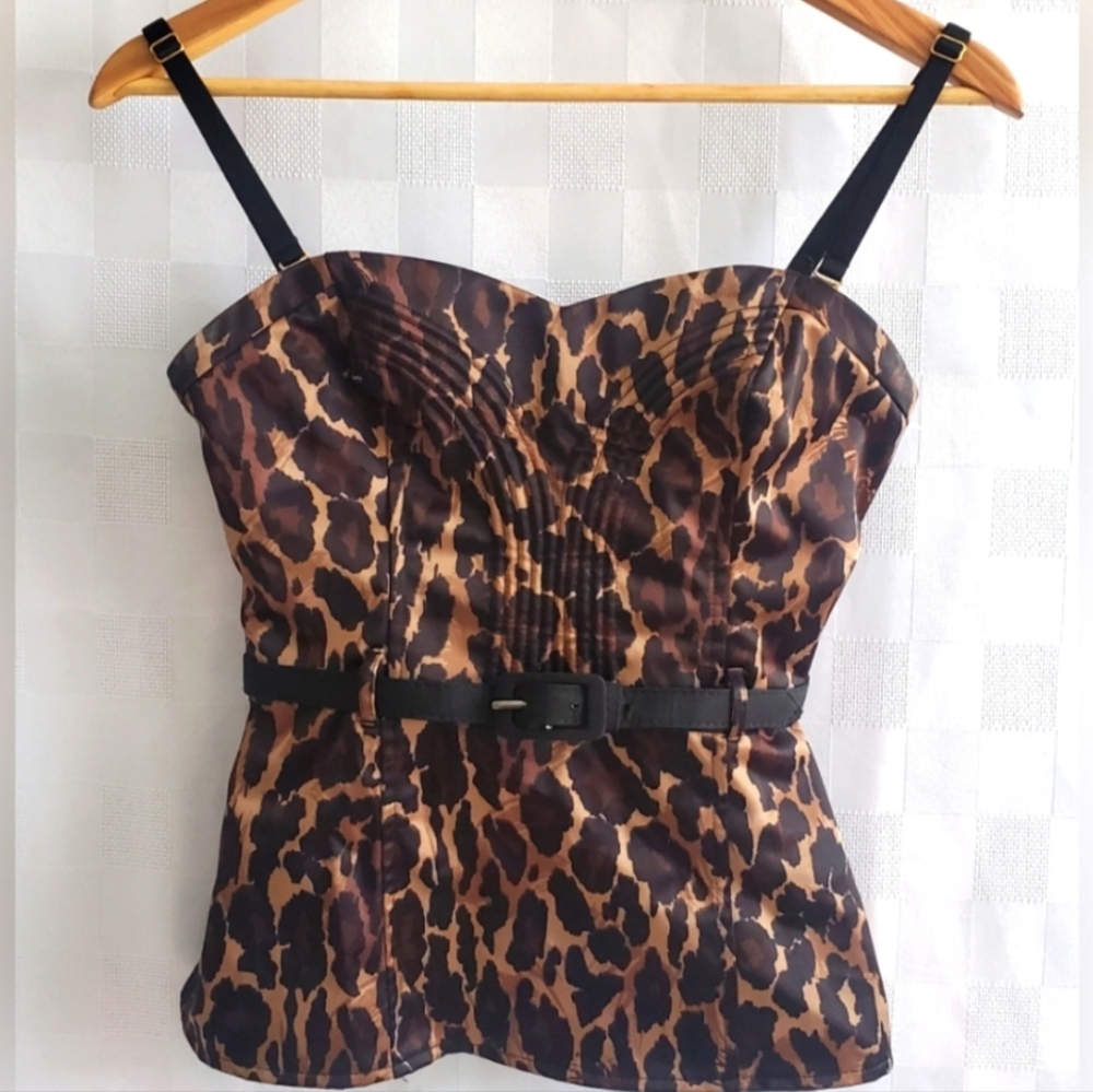 Guess Black and Brown Tank Top